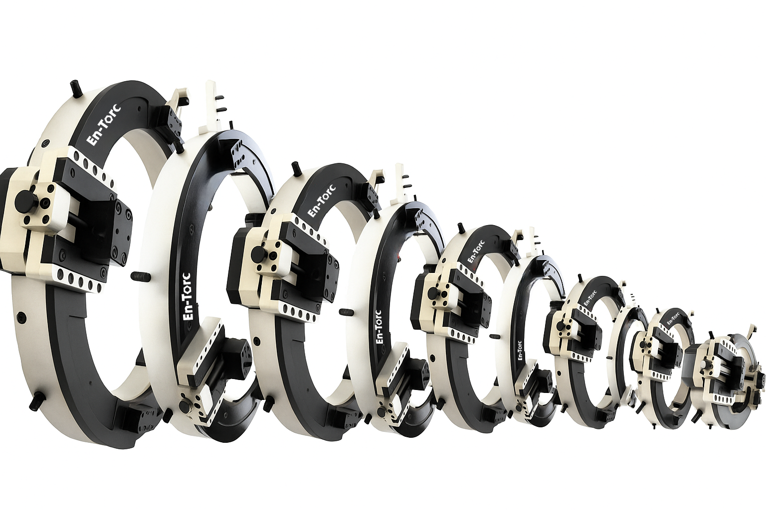 Split Frame Clamshell Pipe Cold Cutting and Bevelling Machines